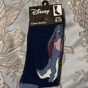 Disney Eeyore Dark Blue Crew Socks - Men's